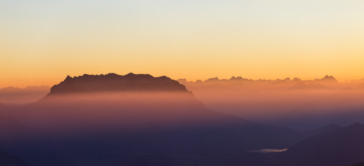 Zahmer Kaiser Abendrot